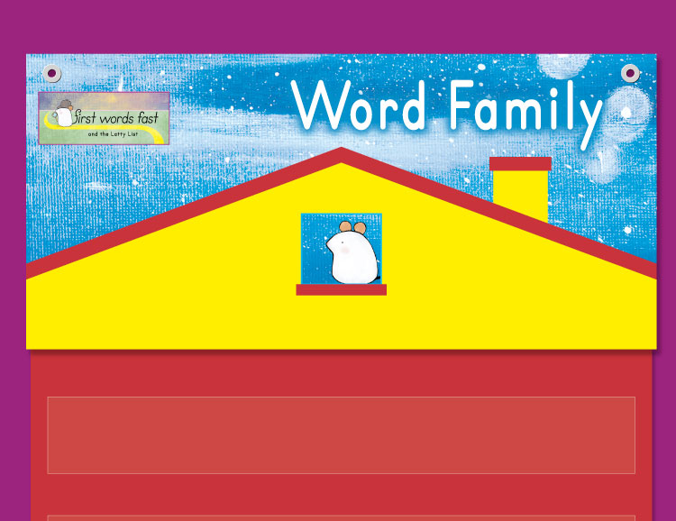 Word Family Home Custom Roof-Topper